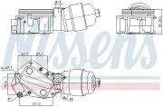 Ölkühler, Motoröl NISSENS 91357