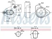 Ölkühler, Motoröl NISSENS 91362