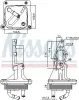 Ölkühler, Motoröl NISSENS 91375 Bild Ölkühler, Motoröl NISSENS 91375