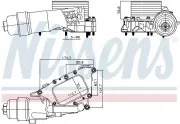 Ölkühler, Motoröl NISSENS 91385