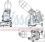 Ölkühler, Motoröl NISSENS 91395