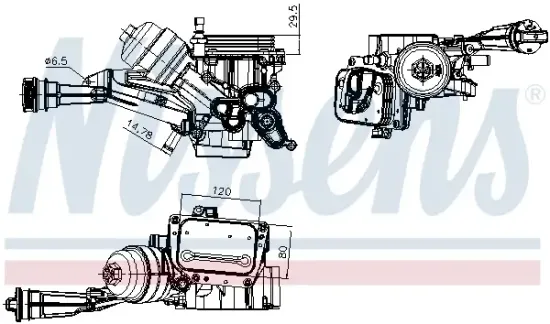 Lader, Aufladung NISSENS 93087 Bild Lader, Aufladung NISSENS 93087