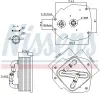 Ölkühler, Motoröl NISSENS 91418 Bild Ölkühler, Motoröl NISSENS 91418