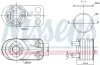 Ölkühler, Motoröl NISSENS 91422 Bild Ölkühler, Motoröl NISSENS 91422