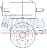 Ölkühler, Motoröl NISSENS 91435