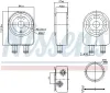 Ölkühler, Motoröl NISSENS 91451 Bild Ölkühler, Motoröl NISSENS 91451