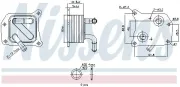 Ölkühler, Motoröl NISSENS 91519