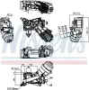 Ölkühler, Motoröl NISSENS 91723 Bild Ölkühler, Motoröl NISSENS 91723