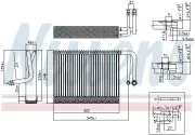 Verdampfer, Klimaanlage NISSENS 92327