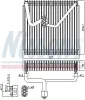 Verdampfer, Klimaanlage NISSENS 92339 Bild Verdampfer, Klimaanlage NISSENS 92339