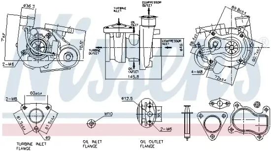 Lader, Aufladung NISSENS 930128 Bild Lader, Aufladung NISSENS 930128
