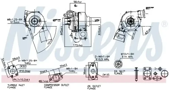 Lader, Aufladung NISSENS 93037 Bild Lader, Aufladung NISSENS 93037