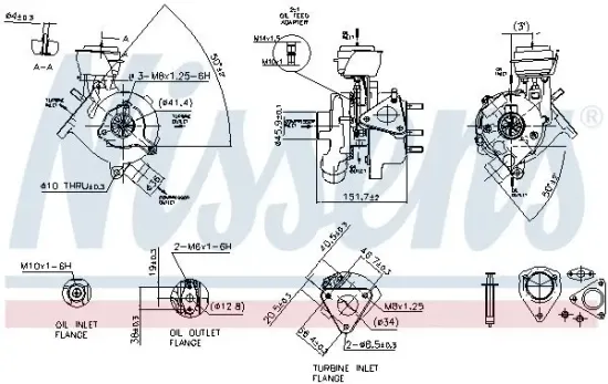 Lader, Aufladung NISSENS 93038 Bild Lader, Aufladung NISSENS 93038