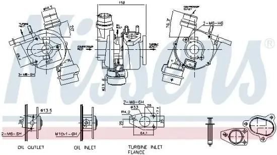 Lader, Aufladung NISSENS 93072 Bild Lader, Aufladung NISSENS 93072