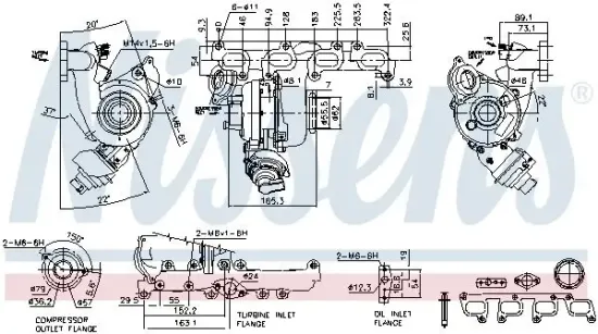 Lader, Aufladung NISSENS 93076 Bild Lader, Aufladung NISSENS 93076