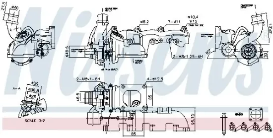 Lader, Aufladung NISSENS 93077 Bild Lader, Aufladung NISSENS 93077