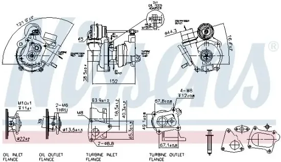 Lader, Aufladung NISSENS 93078 Bild Lader, Aufladung NISSENS 93078