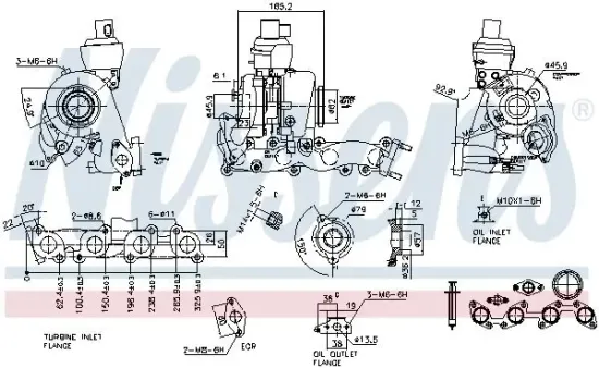 Lader, Aufladung NISSENS 93079 Bild Lader, Aufladung NISSENS 93079