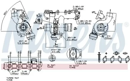 Lader, Aufladung NISSENS 93082 Bild Lader, Aufladung NISSENS 93082