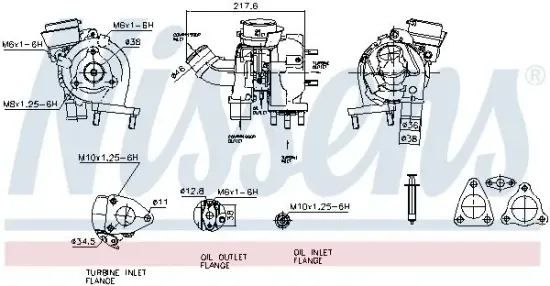 Lader, Aufladung NISSENS 93083 Bild Lader, Aufladung NISSENS 93083
