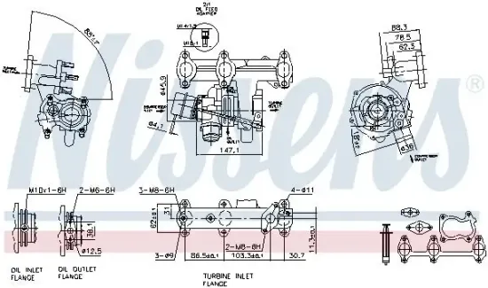 Lader, Aufladung NISSENS 93095 Bild Lader, Aufladung NISSENS 93095
