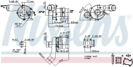 Lader, Aufladung NISSENS 93101 Bild Lader, Aufladung NISSENS 93101