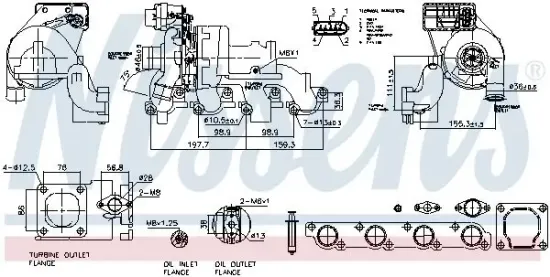 Lader, Aufladung NISSENS 93123 Bild Lader, Aufladung NISSENS 93123