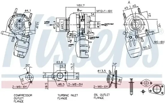 Lader, Aufladung NISSENS 93142 Bild Lader, Aufladung NISSENS 93142