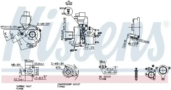 Lader, Aufladung NISSENS 93146 Bild Lader, Aufladung NISSENS 93146