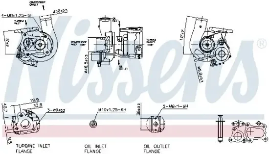 Lader, Aufladung NISSENS 93148 Bild Lader, Aufladung NISSENS 93148