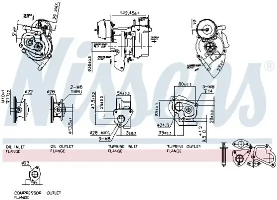 Lader, Aufladung NISSENS 93156 Bild Lader, Aufladung NISSENS 93156