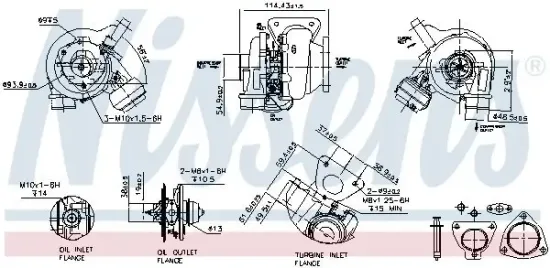 Lader, Aufladung NISSENS 93159 Bild Lader, Aufladung NISSENS 93159