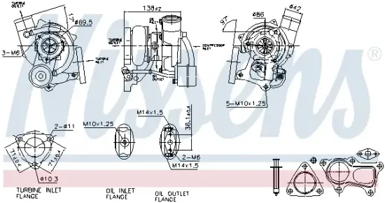 Lader, Aufladung NISSENS 93165 Bild Lader, Aufladung NISSENS 93165