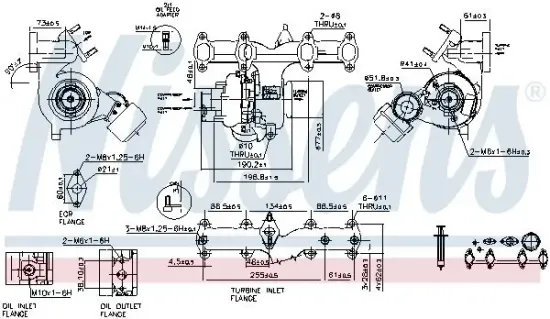 Lader, Aufladung NISSENS 93172 Bild Lader, Aufladung NISSENS 93172