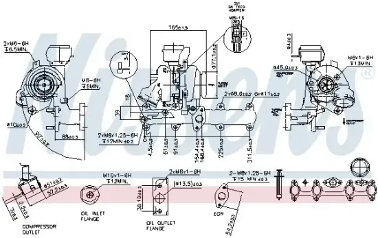 Lader, Aufladung NISSENS 93181 Bild Lader, Aufladung NISSENS 93181