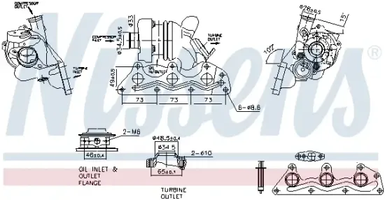 Lader, Aufladung NISSENS 93183 Bild Lader, Aufladung NISSENS 93183