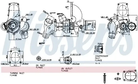Lader, Aufladung NISSENS 93205 Bild Lader, Aufladung NISSENS 93205