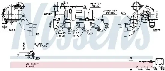 Lader, Aufladung NISSENS 93208 Bild Lader, Aufladung NISSENS 93208