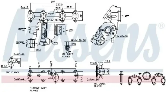 Lader, Aufladung NISSENS 93218 Bild Lader, Aufladung NISSENS 93218