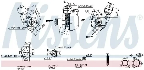 Lader, Aufladung NISSENS 93224 Bild Lader, Aufladung NISSENS 93224