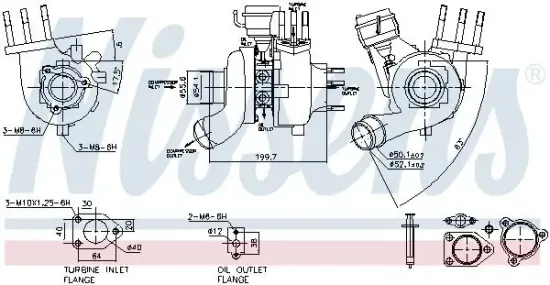 Lader, Aufladung NISSENS 93228 Bild Lader, Aufladung NISSENS 93228