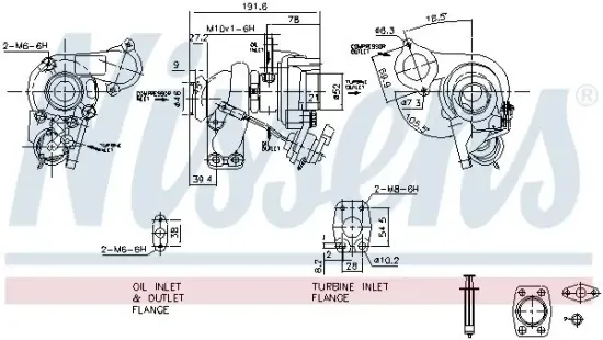 Lader, Aufladung NISSENS 93232 Bild Lader, Aufladung NISSENS 93232