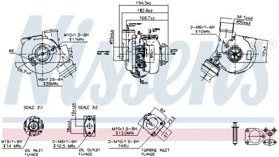 Lader, Aufladung NISSENS 93249 Bild Lader, Aufladung NISSENS 93249