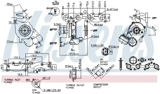 Lader, Aufladung NISSENS 93253 Bild Lader, Aufladung NISSENS 93253