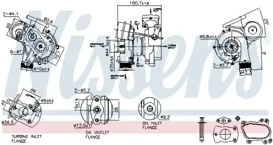 Lader, Aufladung NISSENS 93256 Bild Lader, Aufladung NISSENS 93256