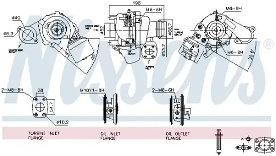 Lader, Aufladung NISSENS 93258 Bild Lader, Aufladung NISSENS 93258