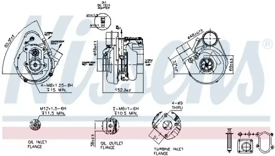 Lader, Aufladung NISSENS 93274 Bild Lader, Aufladung NISSENS 93274