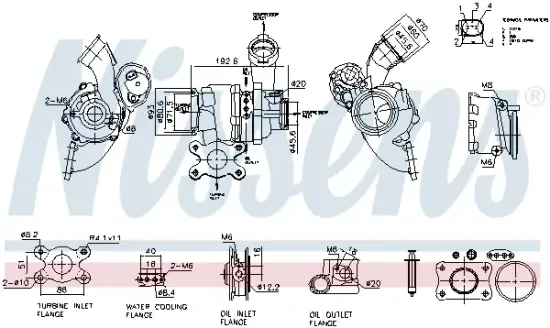 Lader, Aufladung NISSENS 93289 Bild Lader, Aufladung NISSENS 93289
