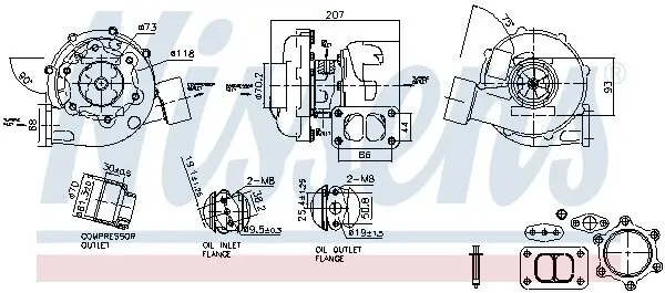 Lader, Aufladung NISSENS 93298 Bild Lader, Aufladung NISSENS 93298