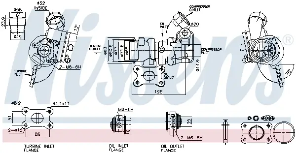 Lader, Aufladung NISSENS 93306